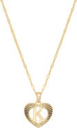 ATHRA LUXE Modern Muse Love Initial Necklace