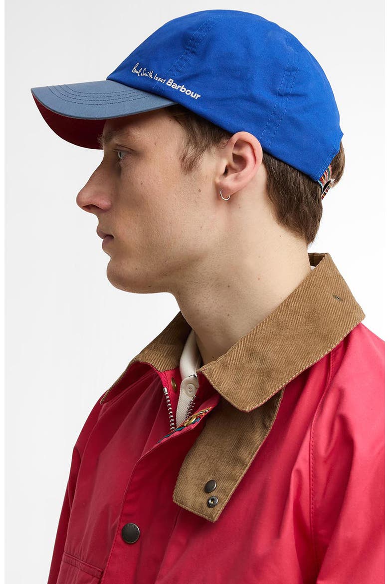 x Paul Smith Colorblock Adjustable Baseball Cap, Alternate, color, ROYAL BLUE