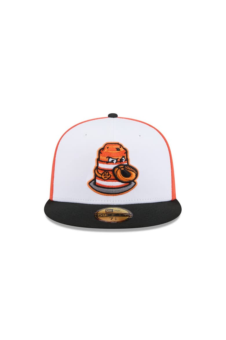 Men's New Era  White Peoria Chiefs Theme Nights 59FIFTY Fitted Hat, Alternate, color, White
