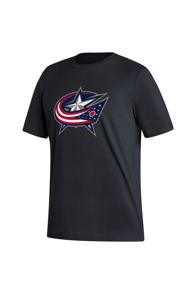 Men's adidas Zach Werenski Black Columbus Blue Jackets Reverse Retro 2.0 Name & Number T-Shirt, Alternate, color, Black