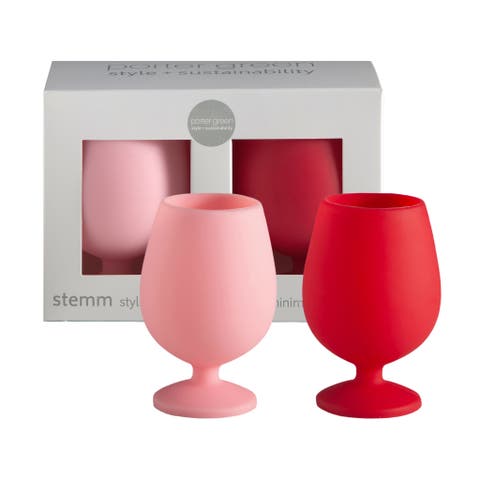 Stemm |Silicone Unbreakable Wine Glasses