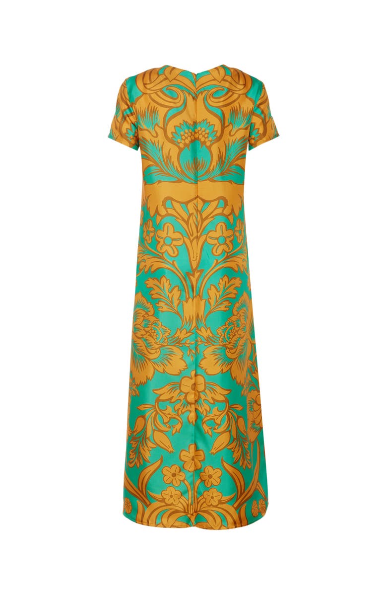 La DoubleJ Swing With Feathers Va-Va Placée Turquoise, Alternate, color, 