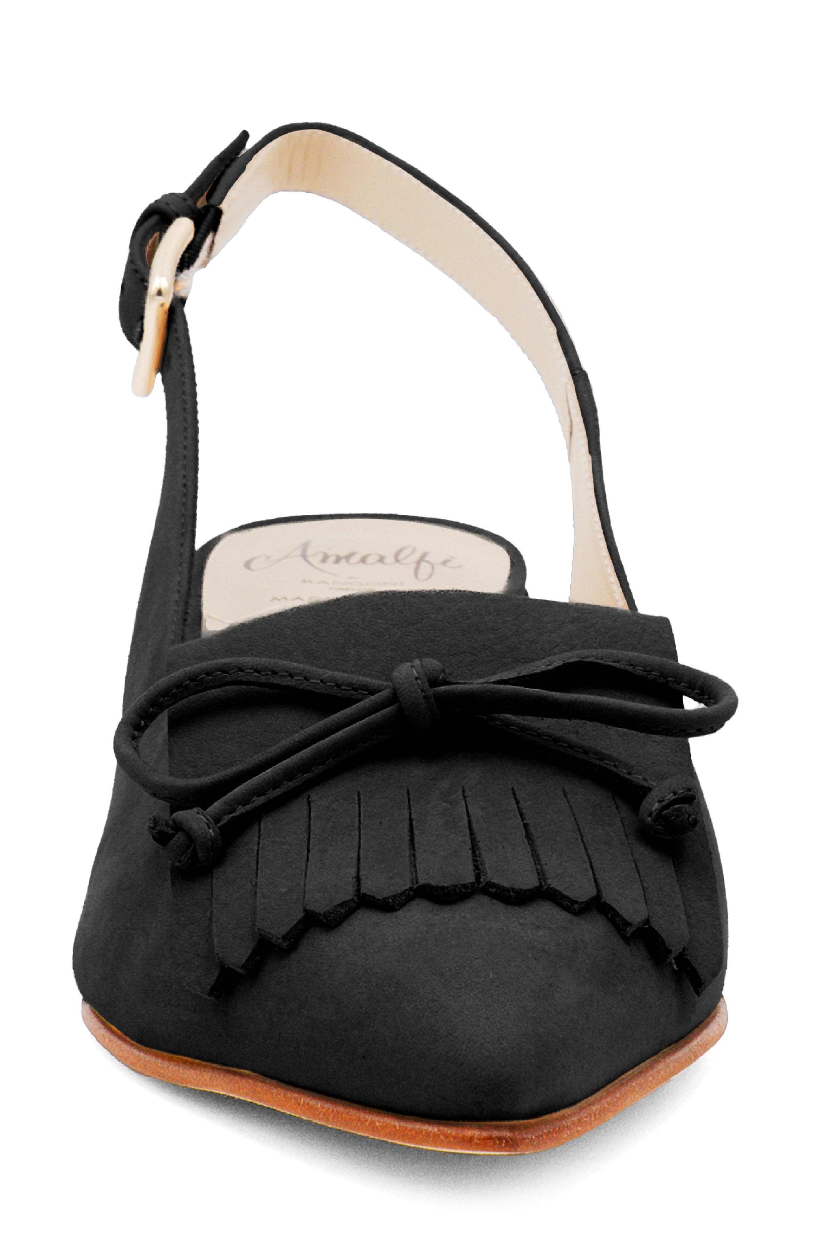 Amalfi by Rangoni Aguglia Slingback Pump, Alternate, color, Nero Long Beach