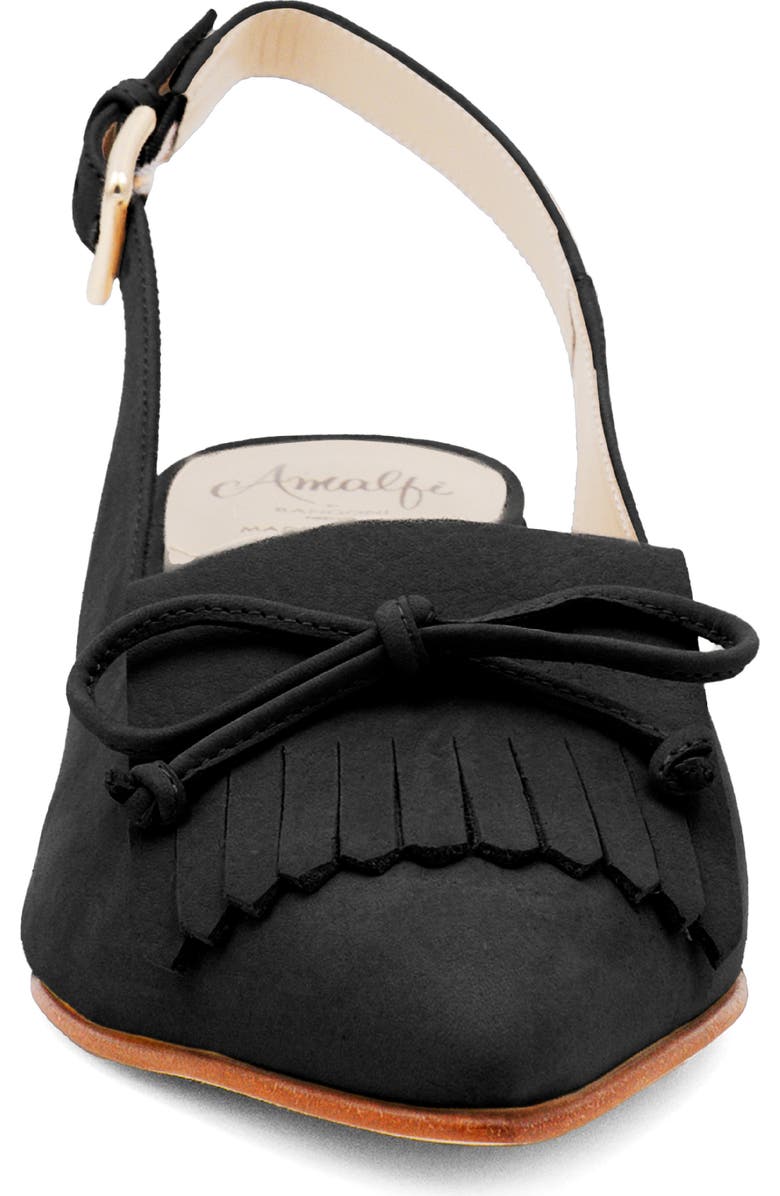 Amalfi by Rangoni Aguglia Slingback Pump, Alternate, color, Nero Long Beach