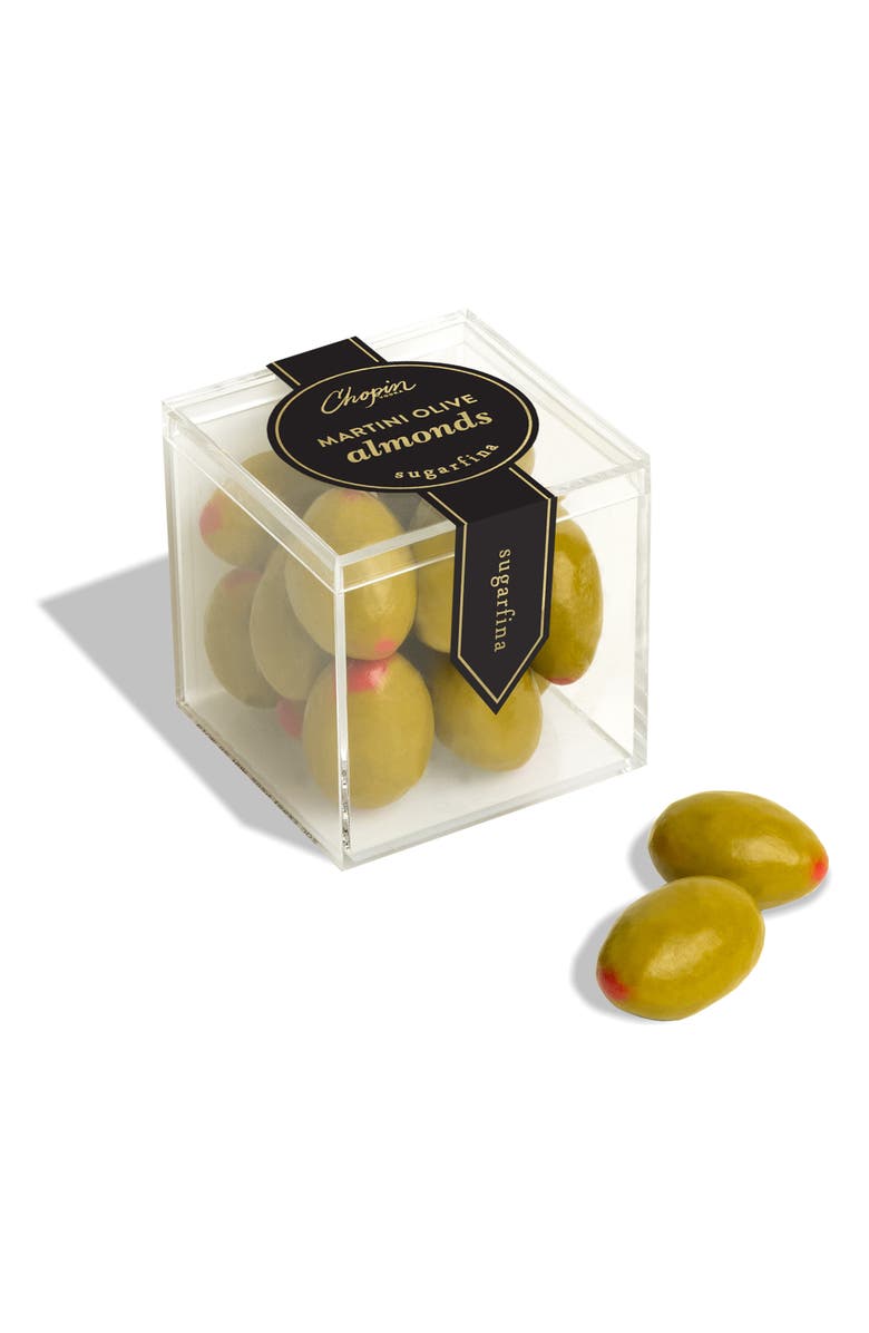 sugarfina Martini Olive Almonds Set of 4 Candy Cubes, Alternate, color,