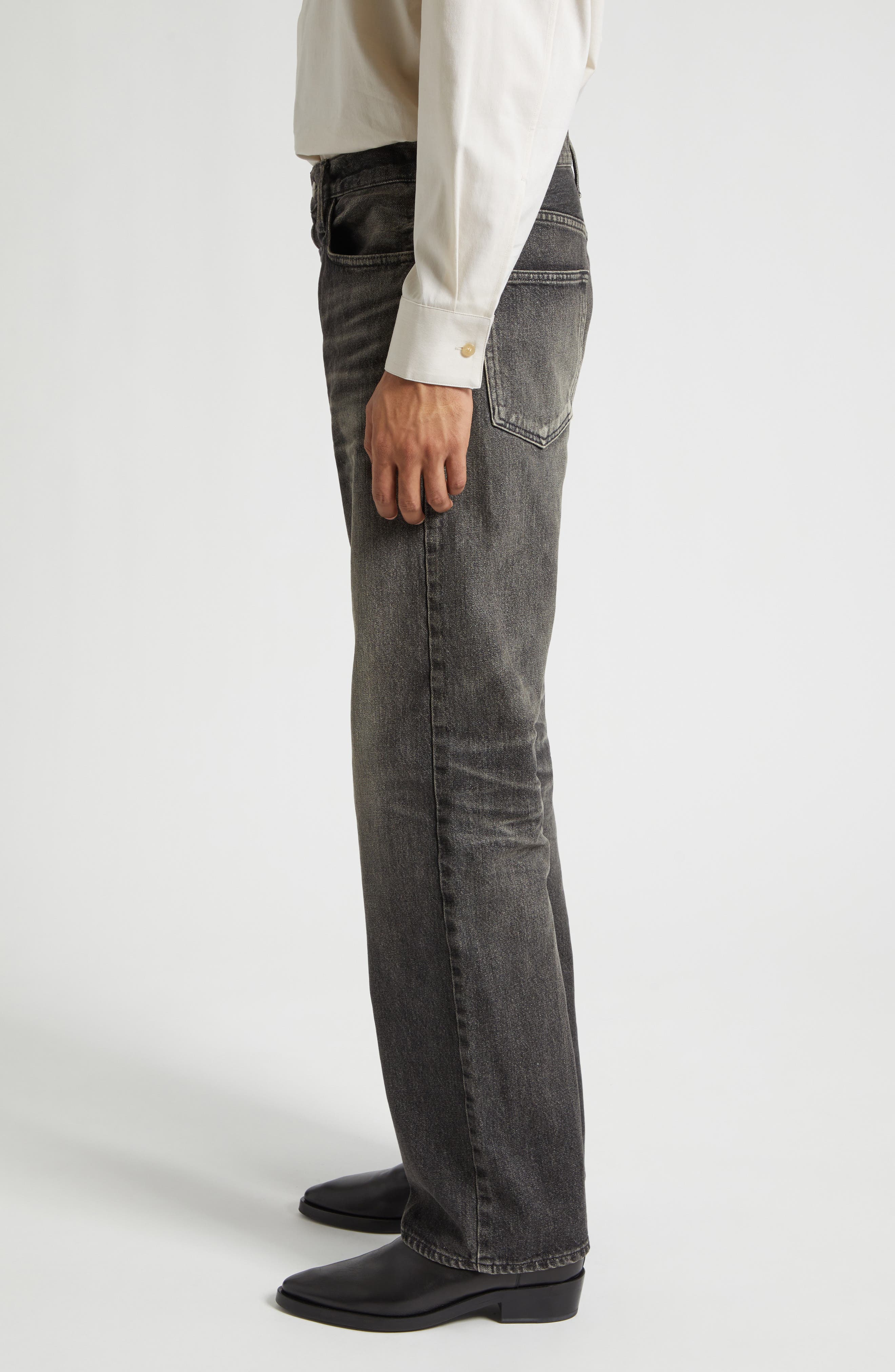 Fear of God Five-Pocket Straight Leg Jeans (Men) | Nordstrom