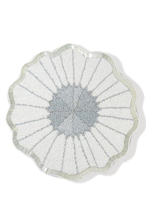 The Ethereal Daisy Beaded Charger