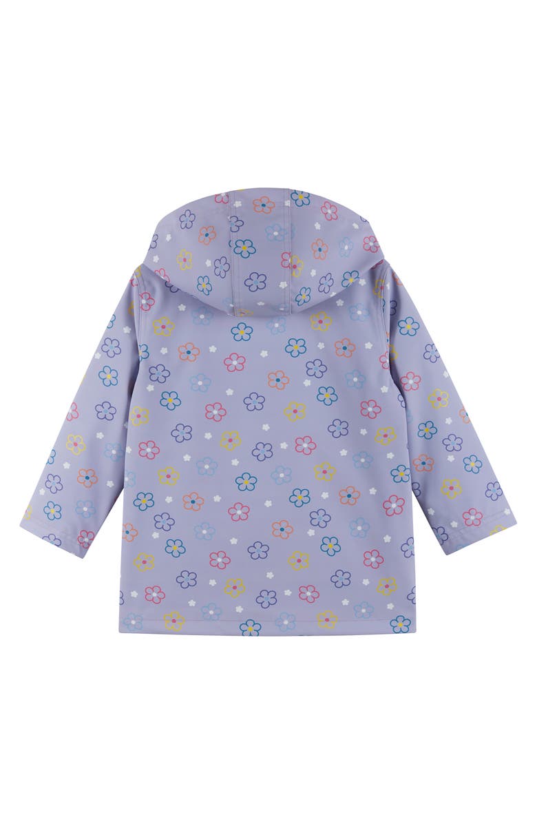 Andy & Evan Kids' Hooded Rain Coat, Alternate, color, Purple