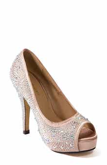 Lauren Rhinestone Embellished Platform Sandal