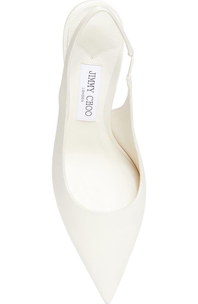 Jimmy Choo Love Pointed Toe Slingback Pump, Alternate, color, Ivory