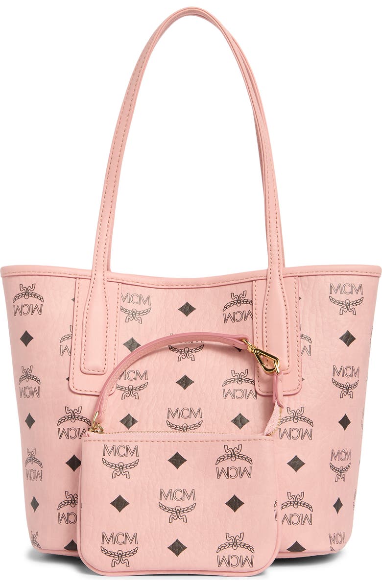 MCM Small Liz Leather Shopper, Alternate, color,