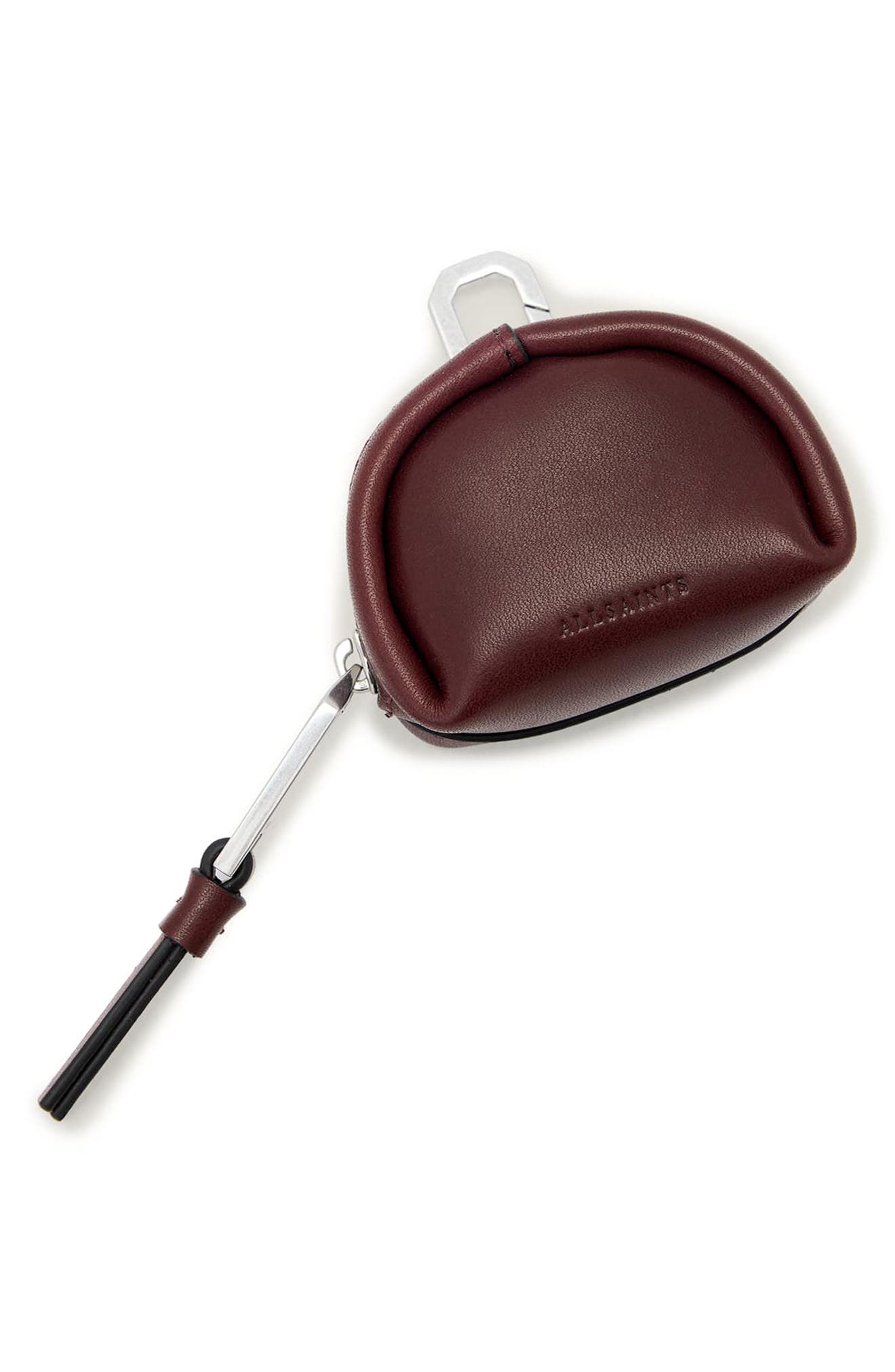 AllSaints Rosalie Leather AirPod Case (Women) | Nordstrom
