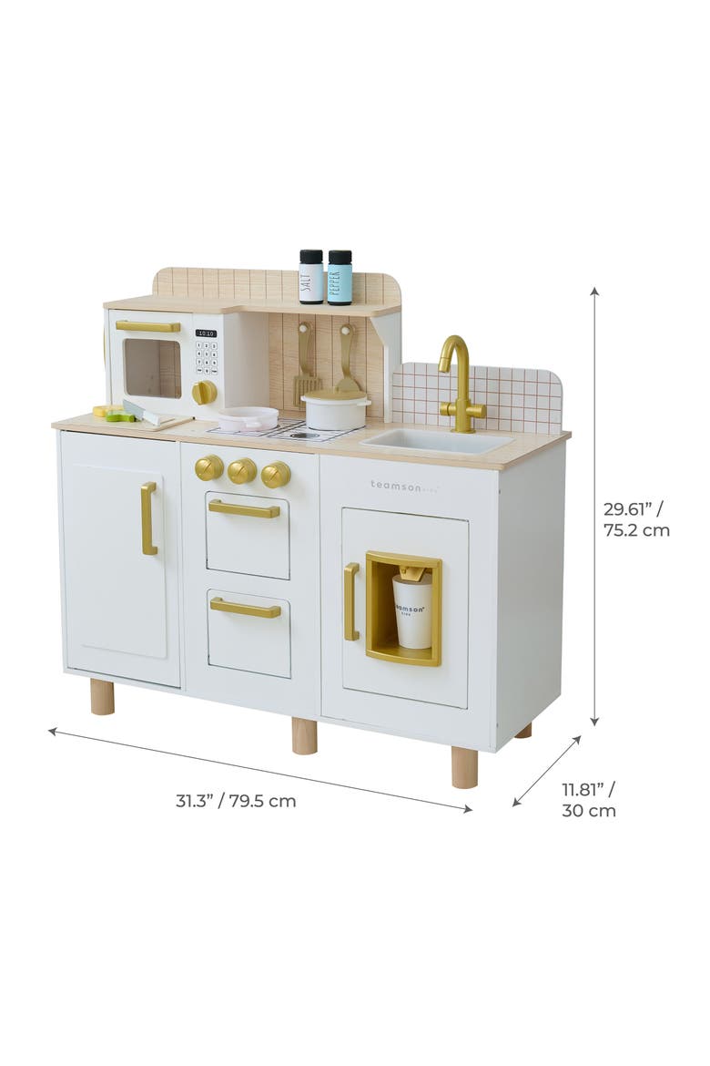 Little Chef Hampton Play Kitchen & Accessories, Alternate, color, WHITE