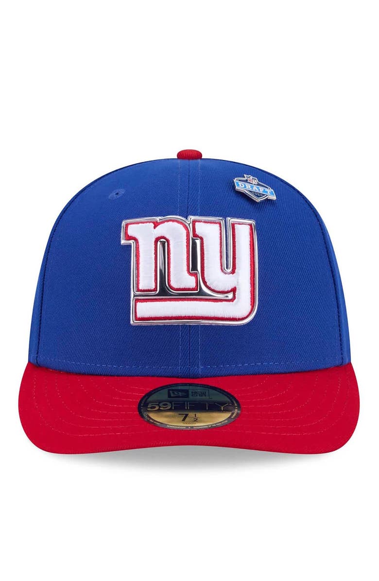 New Era Men's New Era Royal/Red New York Giants 2026 NFL Draft Pre-Curved 59FIFTY Fitted Hat, Alternate, color, Royal