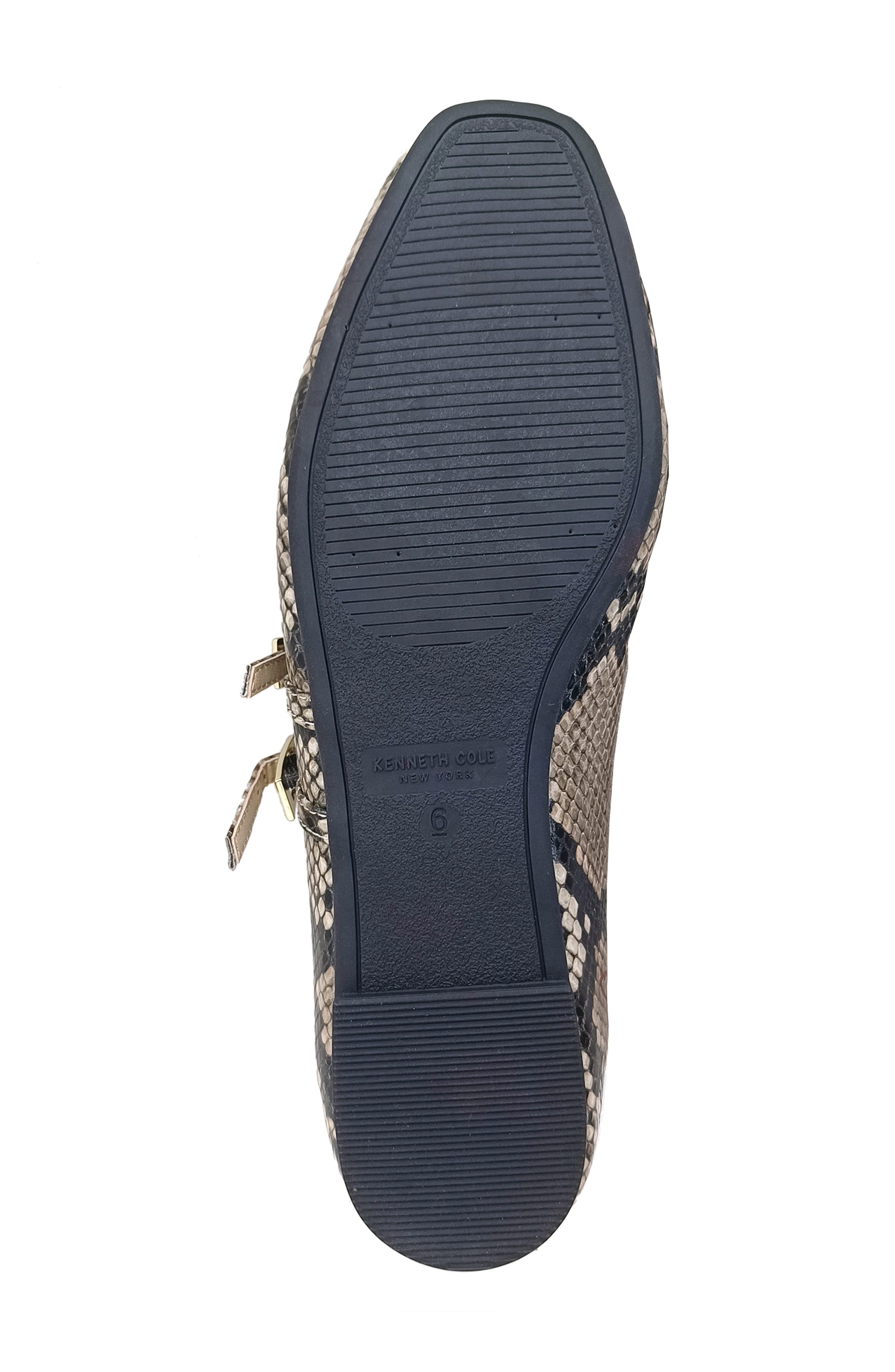Kenneth Cole Mackenzie Mary Jane Flat, Alternate, color, Taupe Snake