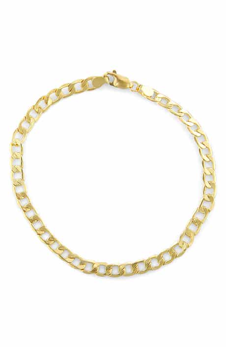 FUZION CREATIONS Men's Curb Chain Bracelet