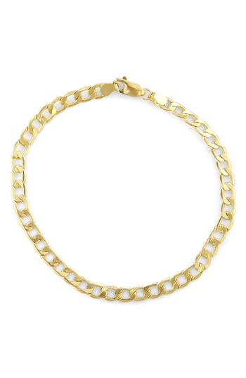 Fuzion Creations Curb Chain Bracelet In Yellow