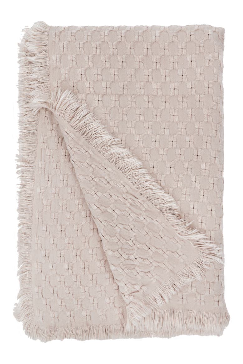 Delphine Throw Blanket, Main, color, BLUSH