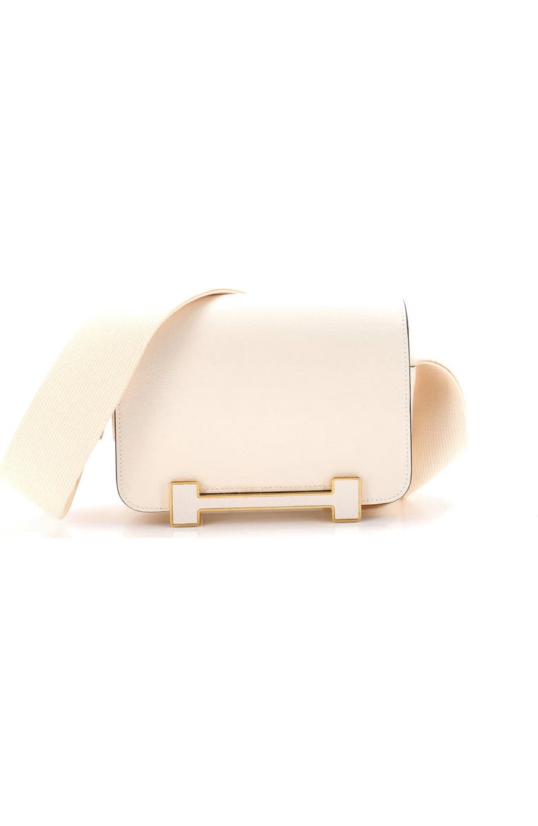 Pre-Owned Hermes Geta Bag Chevre Mysore, Main, color, Nata