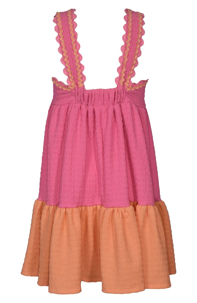 Iris & Ivy Kids' Colorblock Gauze Knit Dress, Alternate, color, 