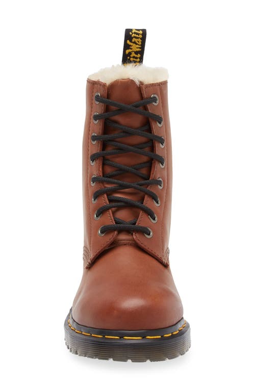 Dr. Martens' Serena Womens Leather Lace Up Combat Boots