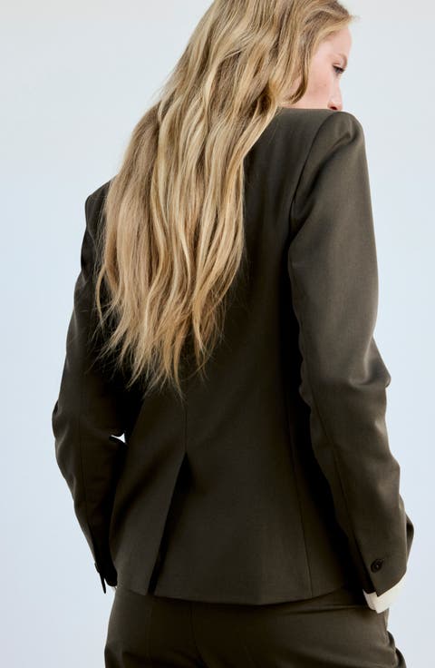 Notch Collar Blazer
