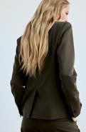 MANGO Notch Collar Blazer