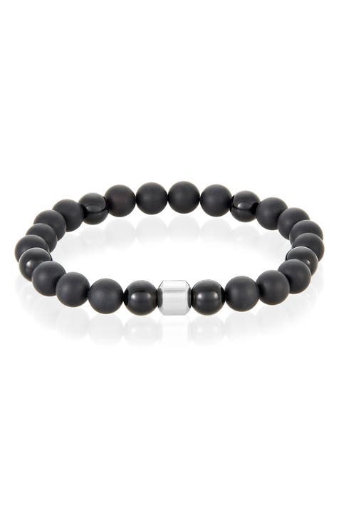 Onyx Beaded Bracelet