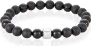 Adornia Onyx Beaded Bracelet