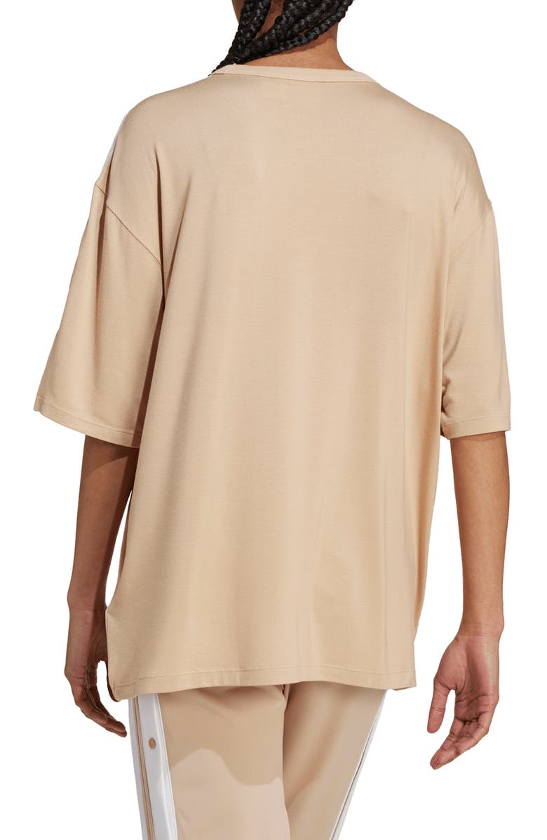 adidas Adicolor 3-Stripes Oversize T-Shirt, Alternate, color,