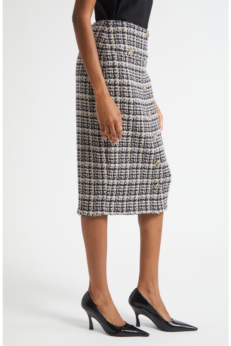 Tai Tweed Midi Skirt, Alternate, color, MIDNIGHT MULTI TWEED