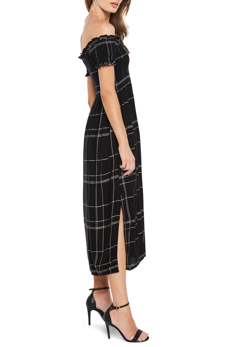 Bardot Cindy Off the Shoulder Dress, Alternate, color, 