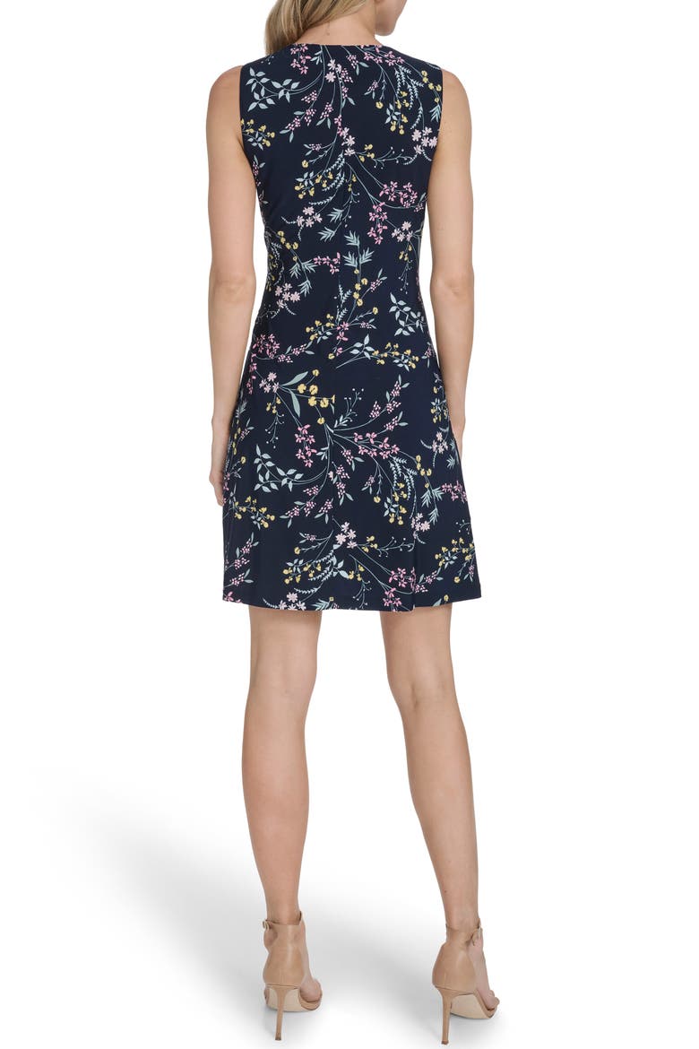 Jersey Sheath Dress, Alternate, color, SKY CAPTAIN/ BALLERINA PINK