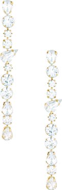 Ettika Crystal Linear Drop Earrings