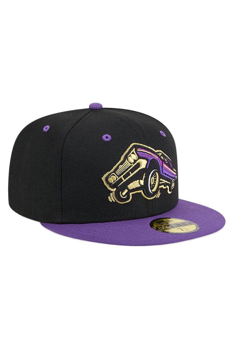 Men's New Era Black Fresno Grizzlies Copa de la Diversión 59FIFTY Fitted Hat, Alternate, color, Black
