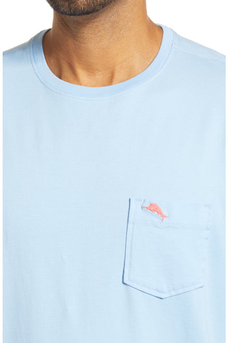New Bali Sky Original Fit Pocket T-Shirt, Alternate, color, LT SKY