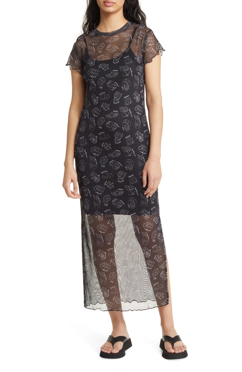 Dressed in Lala Mesh Maxi Dress, Main, color,