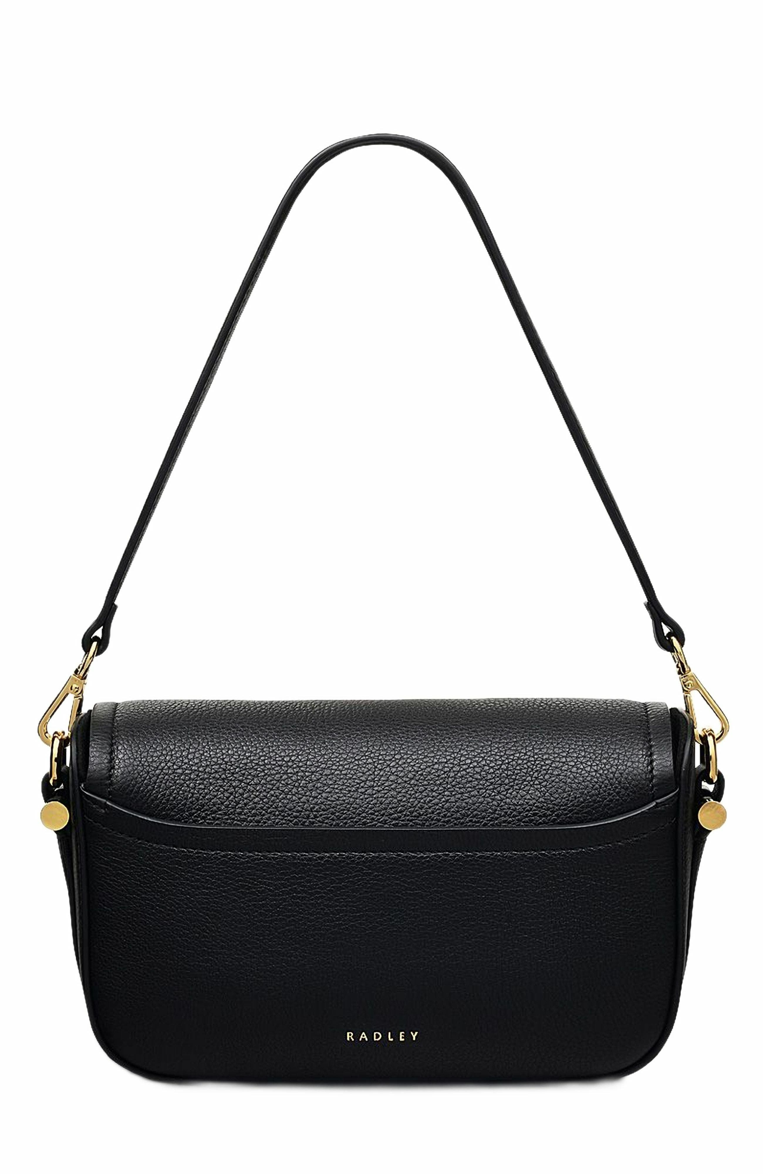 Radley Bathurst Mews Small Flapover Crossbody Bag, Alternate, color, Black