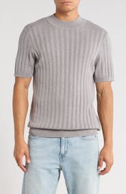 Abound Mock Neck Rib Sweater