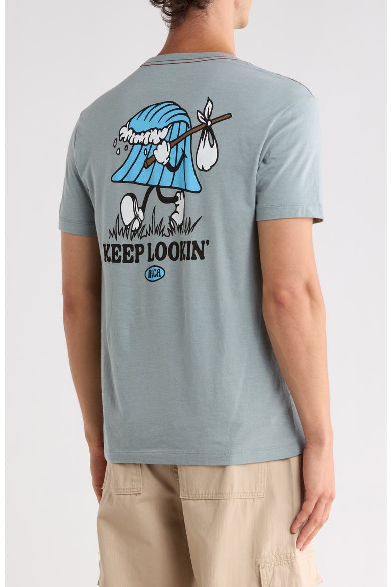 Keep Looking Graphic T-Shirt, Alternate, color, LEAD