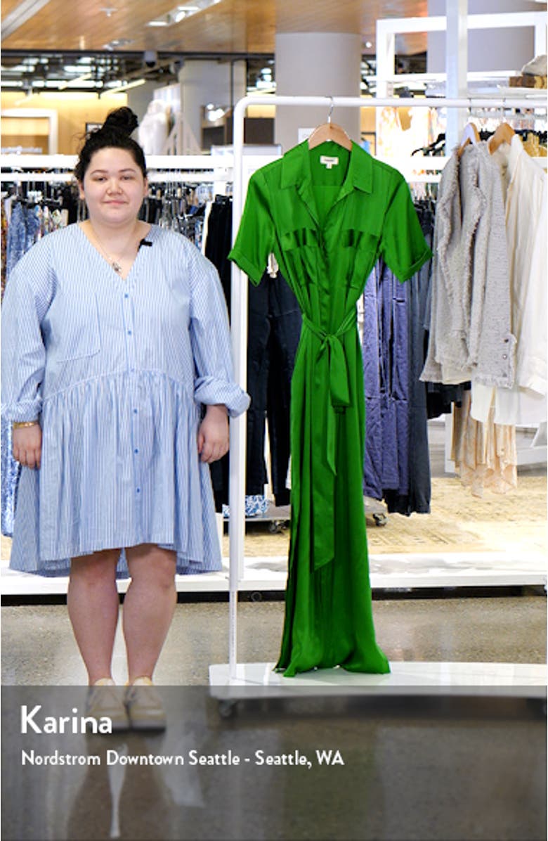 Klement Utility Silk Maxi Dress, sales video thumbnail