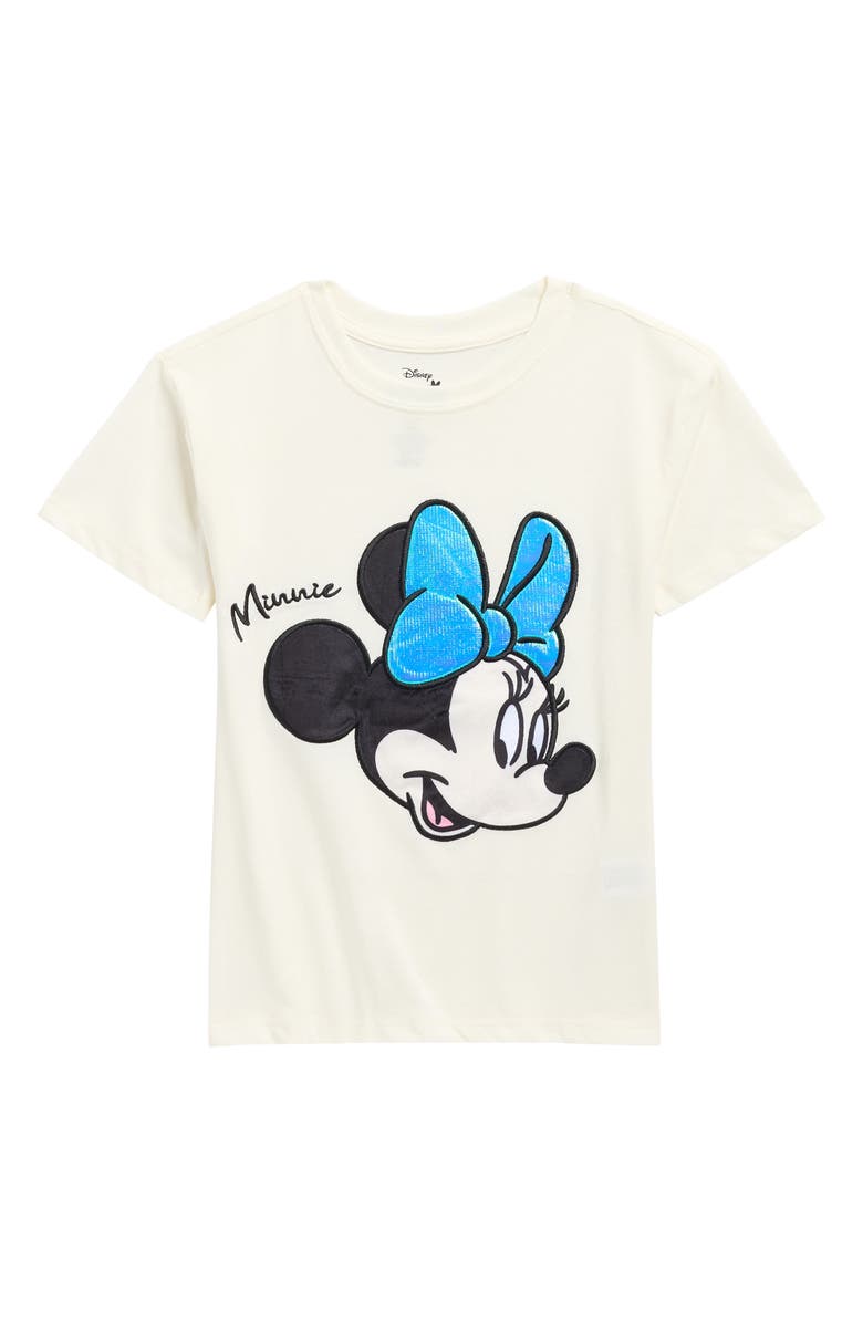 Freeze Kids' Minnie Mouse Bow Graphic T-Shirt, Main, color, Off-White