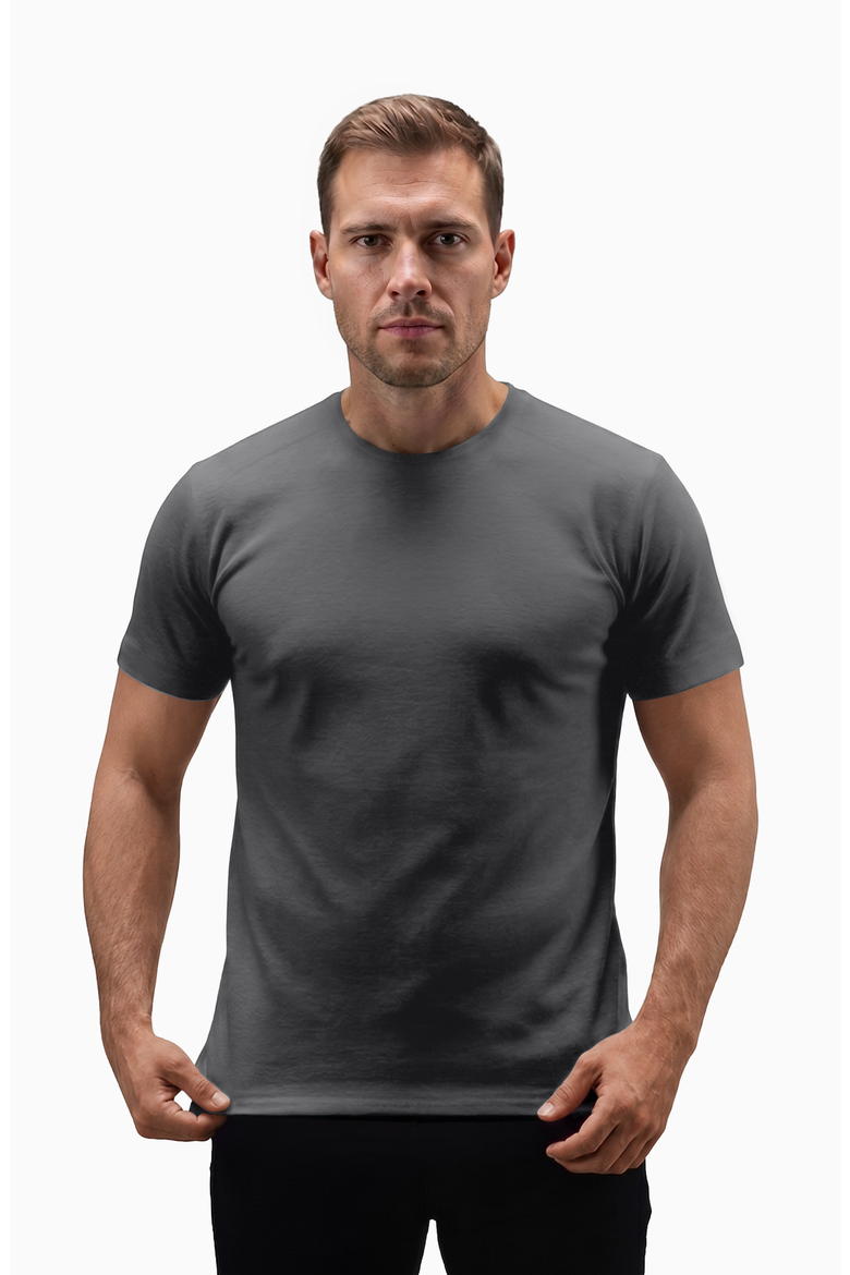 Titan T Shirt - Crew Neck, Main, color, Pavement (Dark Gray)