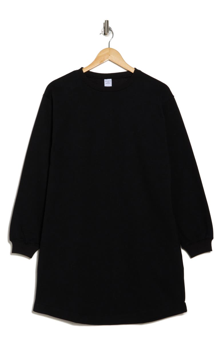 Melrose and Market Cozy Fleece Minidress, Alternate, color, 