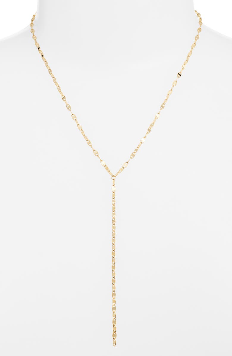 Chelsea28 Demi Fine Shimmer Y-Necklace, Alternate, color, Gold