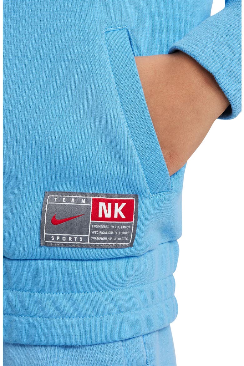 Kids' Logo Hoodie, Alternate, color, UNIVERSITY