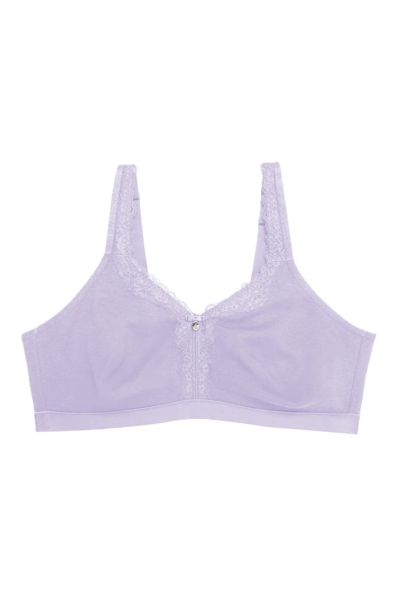 Luxe Unlined Underwire Bra, Main, color, LAVENDER MIST