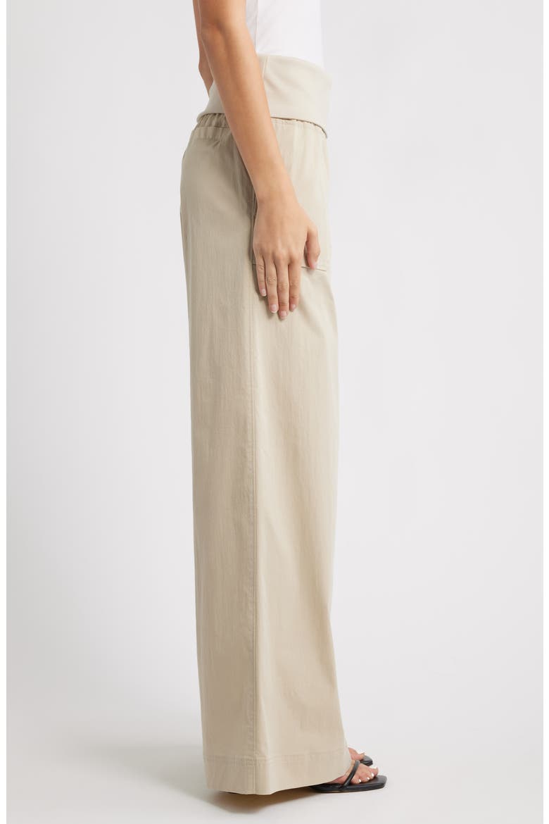 Ultra Skyrise Wide Leg Pants, Alternate, color, SEASHELL