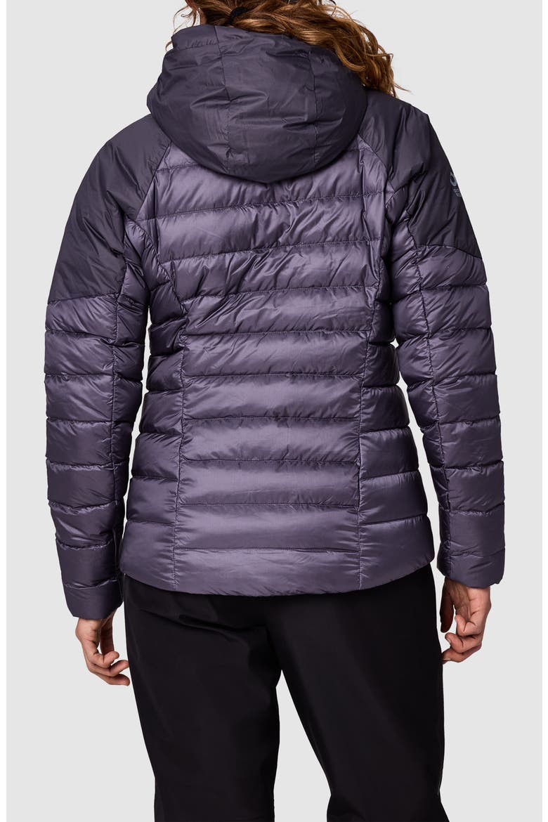 Helium Down Hoodie, Alternate, color, SMOKY QUARTZ