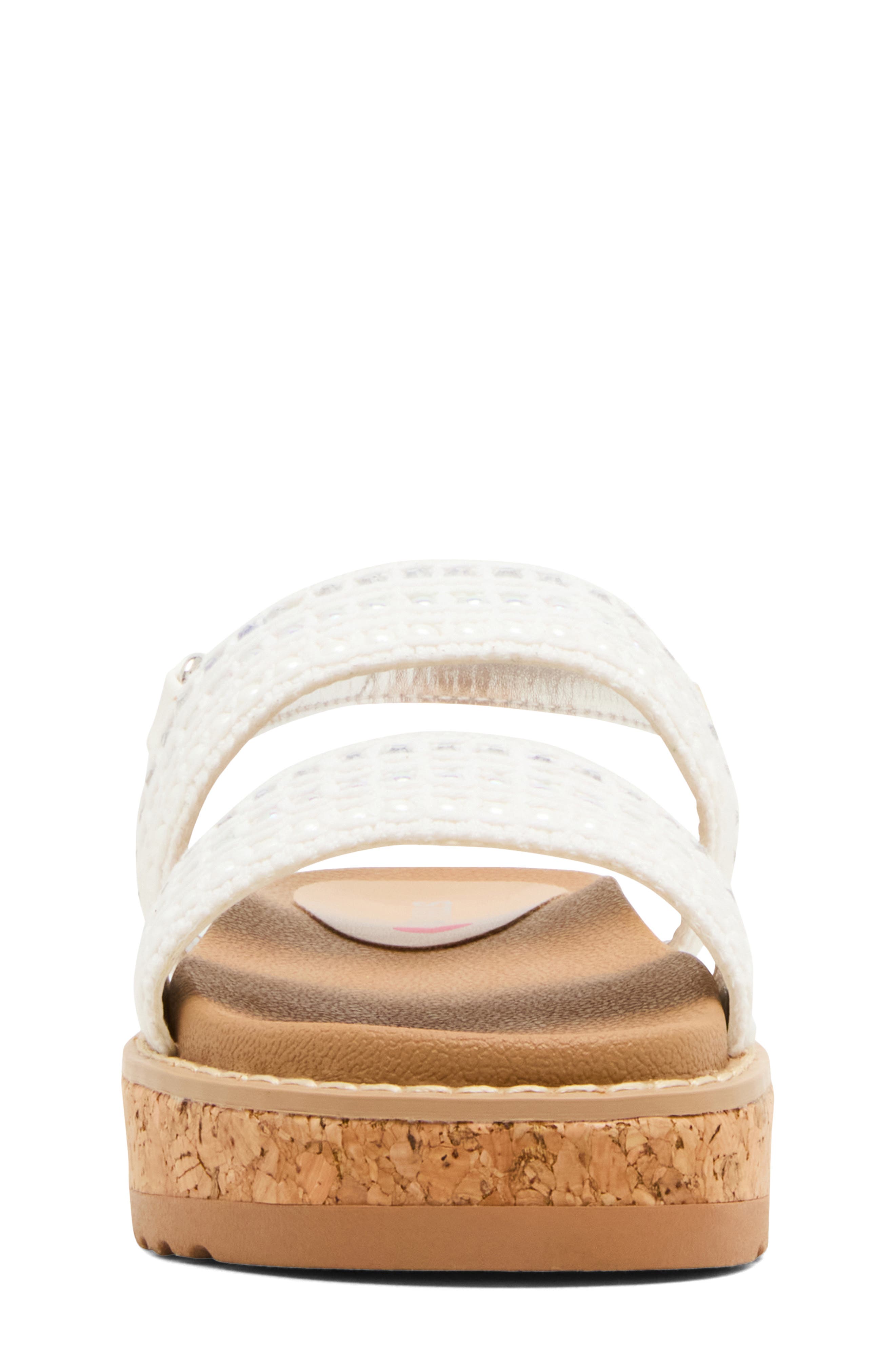 Steve Madden Kids' Rissa Platform Sandal, Alternate, color, White